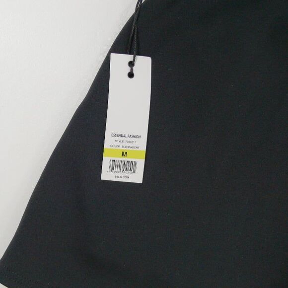 NWT ZELOS sport skirt skort black magenta color sz M - Picture 3 of 5